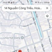 Cần bán lô đất MT Nguyễn Công Triều ,P Hòa An, Quận Cẩm Lệ, Đà Nẵng